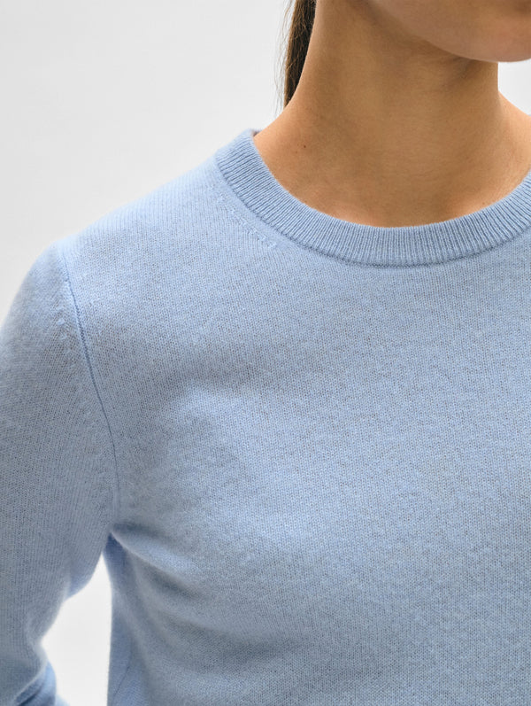 Cashmere Shrunken Crewneck