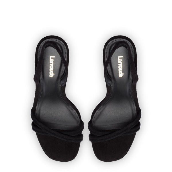 Annie Sandal In Black Suede