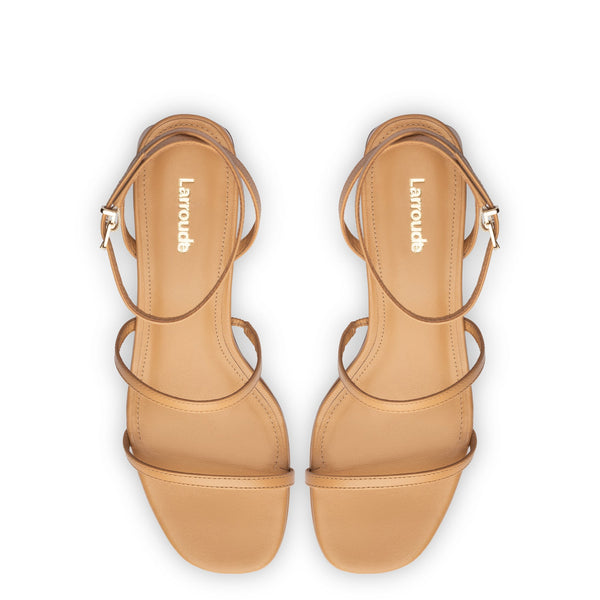 Gio Sandal In Tan Leather