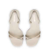 Annie Sandal In Ivory Leather