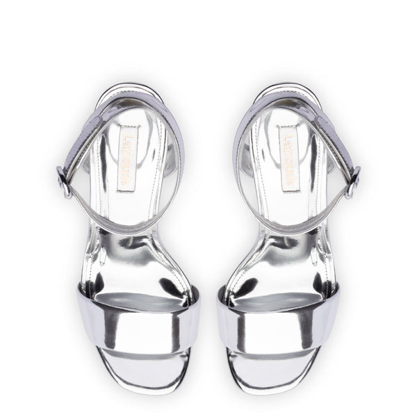 Dolly Sandal In Silver Specchio