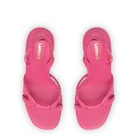 Margherita Sandal In Pink Leather