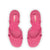 Margherita Sandal In Pink Leather