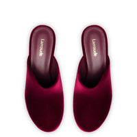 Miso Platform Clog In Wine Velvet