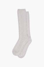 CABLE CASHMERE SOCKS