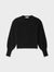 Cashmere Blouson Sleeve Crewneck