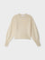 Cashmere Blouson Sleeve Crewneck