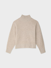 Cashmere Waffle Standneck