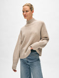 Cashmere Waffle Standneck