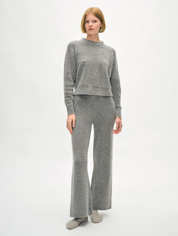 Merino Cashmere Bouclé Sweatshirt