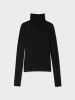 Superfine Merino Fitted Turtleneck