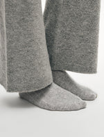 Cashmere Ribbed Socks