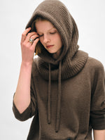 Cashmere Ribbed Balaclava