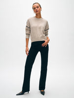 Cashmere Blanket Stitch Crewneck