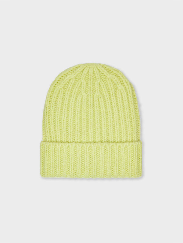 Cashmere Blend Ribbed Beanie