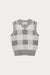 TALULAH PLAID CASHMERE SWEATER VEST