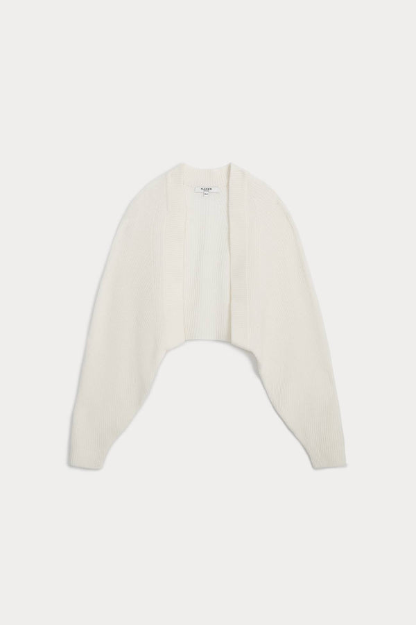 ANTOINETTE RIBBED CASHMERE SHRUG