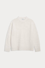 KENNEDY GRAPHIC CASHMERE CREWNECK SWEATER