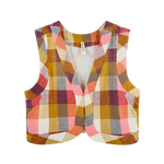 Derry Vest in Sunset Plaid