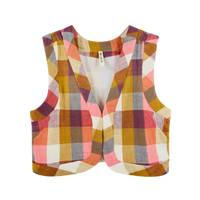 Derry Vest in Sunset Plaid