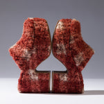 Miso Platform Clog In Berry Plaid Shearling