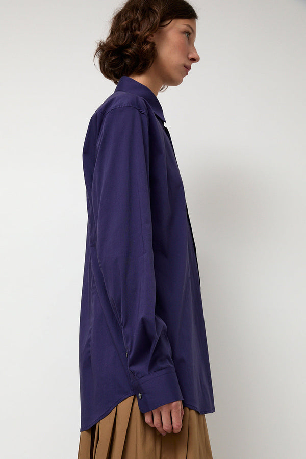 6397 Slim Long Shirt in Ultramarine