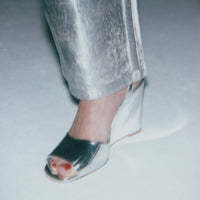 Yves Wedge In Silver Specchio