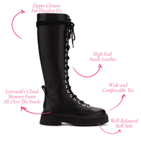 Lara Boot In Black Floater