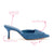 Flora Pump In Blue Stoned Denim