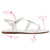 Hana Flat In White Patent Leather