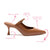 Ines Mule In Caramel Leather