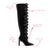 Larroudé for Jonathan Cohen: Tie Boot In Black Leather