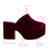 Miso Platform Clog In Wine Velvet