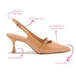 Ines Pump In Tan Leather