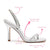 Annie Sandal In Silver Metallic Leather