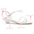 Charlotte Sandal In White Patent Leather