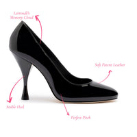 Michelle Pump In Black Patent Leather