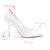 Michelle Pump In White Patent Leather