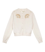 ANDRINA CARDIGAN -- EGGSHELL