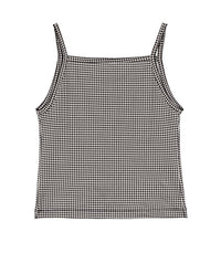 ANGIE TANK -- NOIR LA MADDALENA GINGHAM