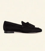 ARLOW LOAFER -- BLACK SUEDE