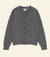 AURIE CASHMERE CARDIGAN -- CHARCOAL