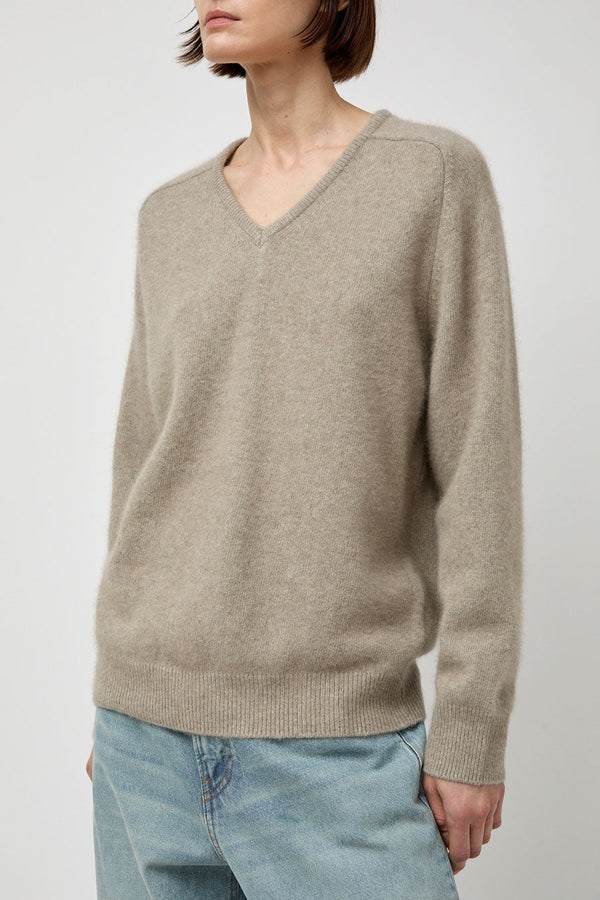 Amomento V-Neck Knit in Beige