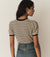 BRANDIE TOP -- ALLAIRE STRIPE