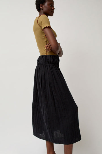 Baserange Diph Skirt in Black