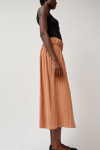 Baserange Diph Skirt in Brick