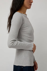 Baserange Tav Long Sleeve in Grey Melange