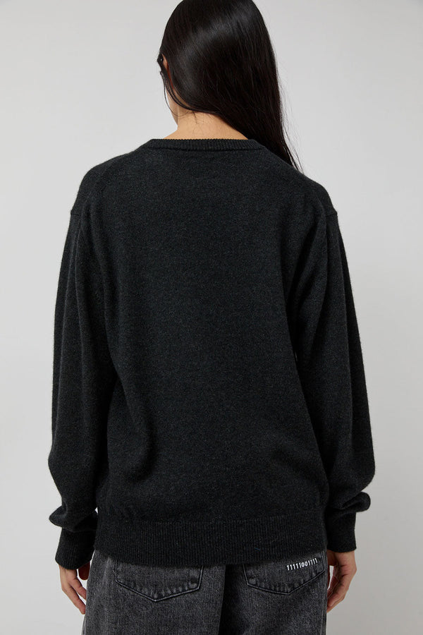 Batoner Innocent Cashmere Crewneck in Black