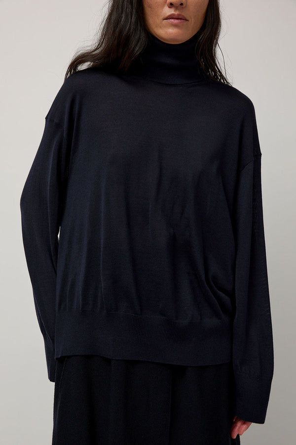 Boboutic La Base Turtleneck in Navy