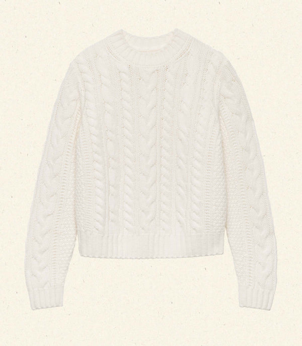 CARTWRIGHT CASHMERE SWEATER -- IVORY